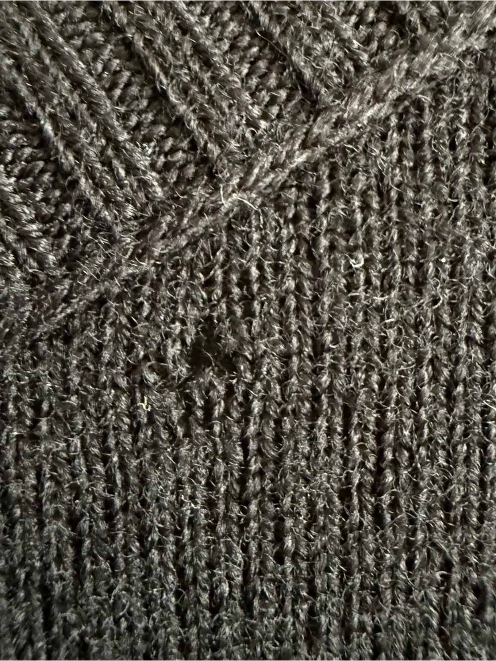 Banana Republic Men's Extra Fine Merino Wool Black Crewneck Knit Sweater Medium